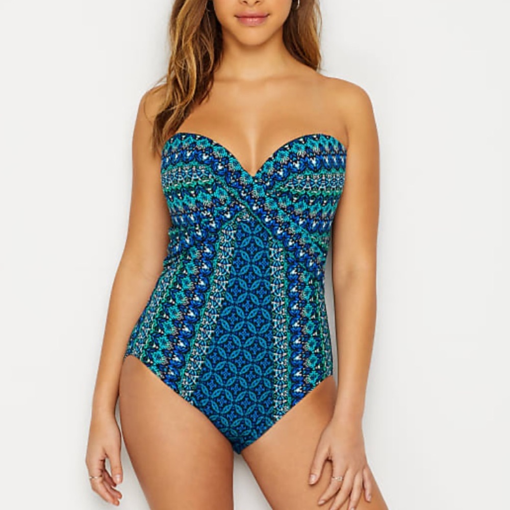 Mosaica Seville Underwire Bandeau One-Piece